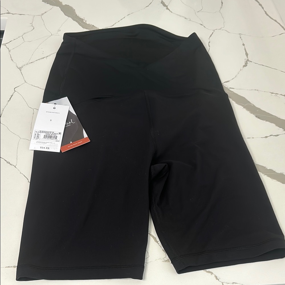 Isabel Maternity by Ingrid & Isabel Black Bike Shorts